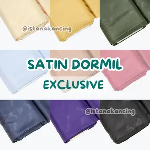 Kain Furing Dormeuil EXCLUSIVE Satin Super Halus Furing Jas Tas Gamis  Dress Furing Dormil | Istana Kancing