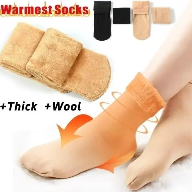 ◥ Kaos Kaki Thermal Bulu Musim Dingin Winter Socks Kaos Kaki Traveling