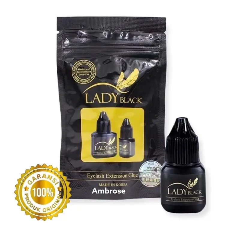 lady black glue termurah ORIGINAL seal  eyelash extensions tanam bulu mata lem Ladyblack 1