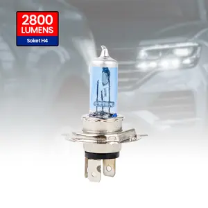 Lampu Depan Mobil Headlamp Halogen H4 100/90W 1PCS - P43T - No Color