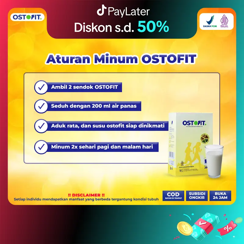 Susu Ostofit 2 Box Original | Minuman Susu Bubuk Murni HALAL BPOM | AKUN RESMI OSTOFIT [Bisa COD] 4