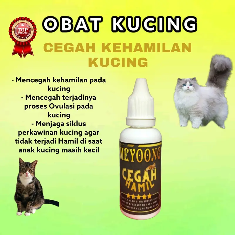 Vitamin Kucing anti hamil mencegah kehamilan Kucing 3