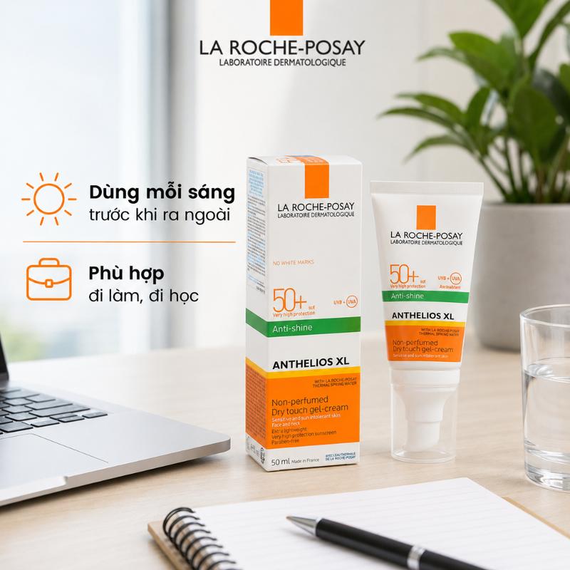 La Roche-Posay  SPF50+ Kem Chống Nắng Kiềm Dầu UVA UVB Cho Da Dầu Nhạy Cảm