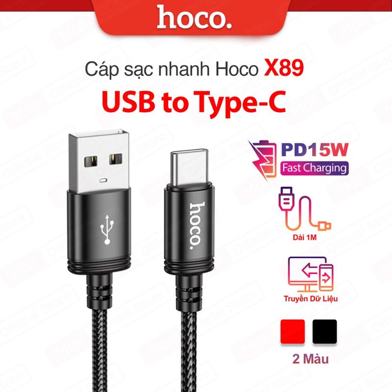 Cáp Sạc Nhanh PD15W USB To Type C Chống Gãy Gập Truyền Dữ Liệu Bền Bỉ Cho Điện Thoại Android
