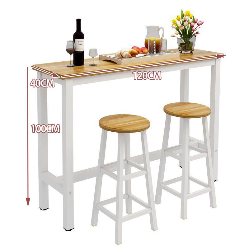 Bar Table Simple Wall Facing Narrow High Leggedbar And Chair Set Balcony Table 1