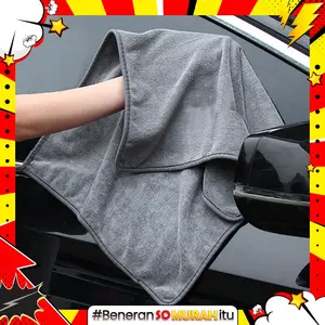 Kain Microfiber Tebal Premium Lap Serbet Pembersih Kaca Kendaraan Mobil Motor Anti Gores