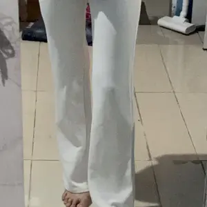 Flare Pants Cutbray Wanita Highwaist Rib Knit Premium Melar Celana Panjang Cewek Hitam Bawahan Nyaman Fleksibel untuk Santai & Formal