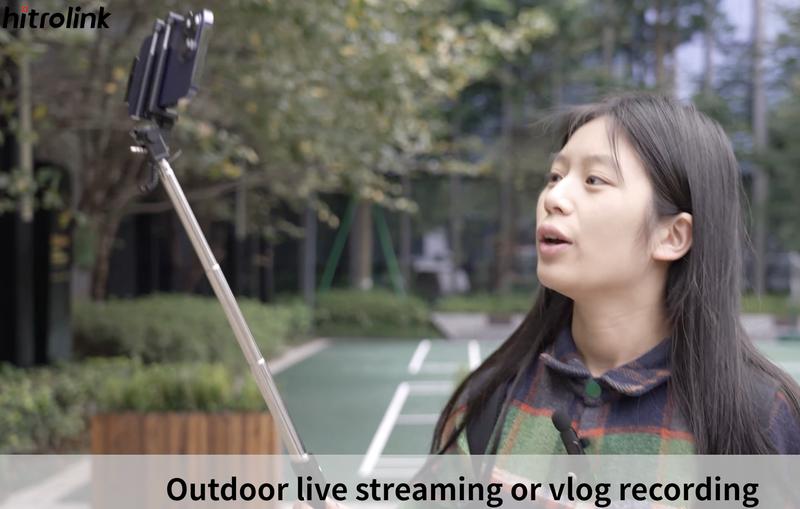 Product Introduction of Wireless lavalier microphone Type-C K20 lapel/collar clip microphone Wireless mobile receiver USB-C charging, plug-in rechargeable, compact and portable, intelligent noise reduction, for: smartphone, audio, wireless live broadcast, Vlog recording video 39