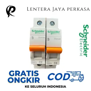 ￼MCB SCHNEIDER DOMAE OREN MINI CIRCUIT BREAKER MCB LISTRIK TUAS OREN