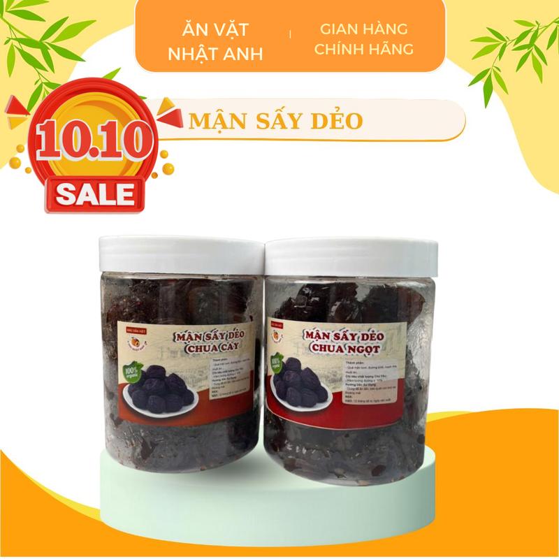 500G Mận Sấy dẻo vị chua ngọt & Chua Cay Làm từ mận tươi Mộc Châu ăn bao ngon dẻo mềm làm quà hay ăn vặt vô cùng healthy sạch sẽ an toàn - Ô Mai Nhật Anh