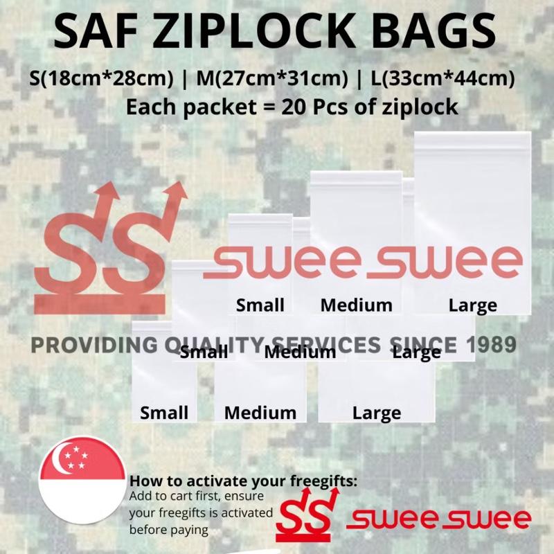 Product Introduction of CHEAPEST & READYSTOCK SAF ZIPLOCK BAGS FOR EASYSTORAGE Emart fieldcamp 24