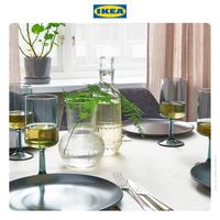 Gambar IKEA OMBONAD Gelas Anggur / Gelas Wine Bahan Kaca 410ml Abu Isi 4pcs dari IKEA Indonesia Kota Administrasi Jakarta Timur 4 Tokopedia