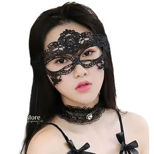 Kostum Wanita Topeng Party Aksesoris Tambahan Cosplay Halloween Premium Import
