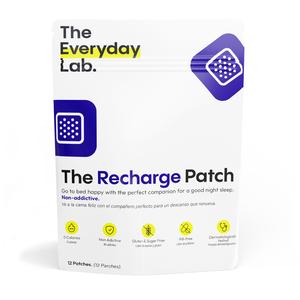 The Everyday Lab- The Recharge Sleeping Patch- Sobre resellable con 12 Parches para Dormir y conciliar el sueño.