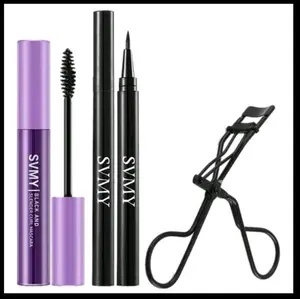 3IN1 Paket Bundling Maskara Eyeliner Pelentik bulu mats//Paket Kecantikan Mata Hitam Mempercantik