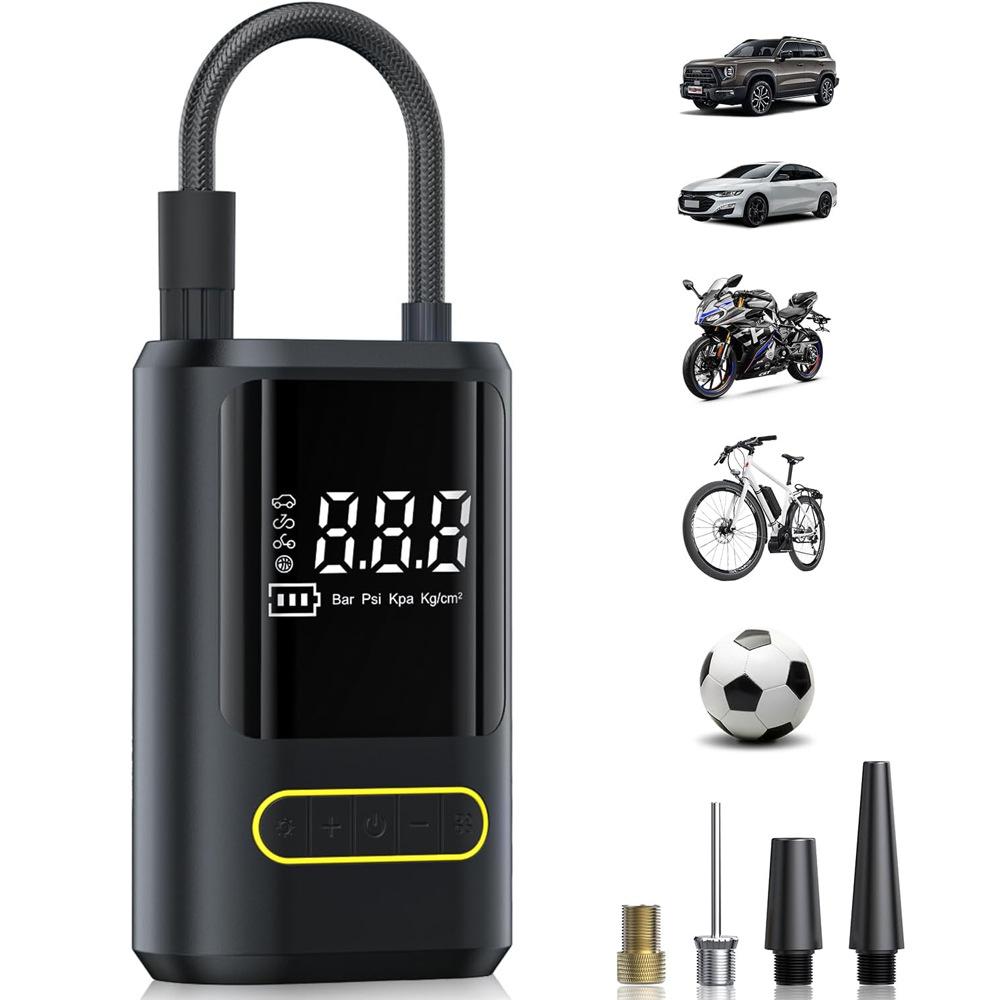 Mini Portable Bicycle Electric Tire Pump Air Pump Handheld Wireless