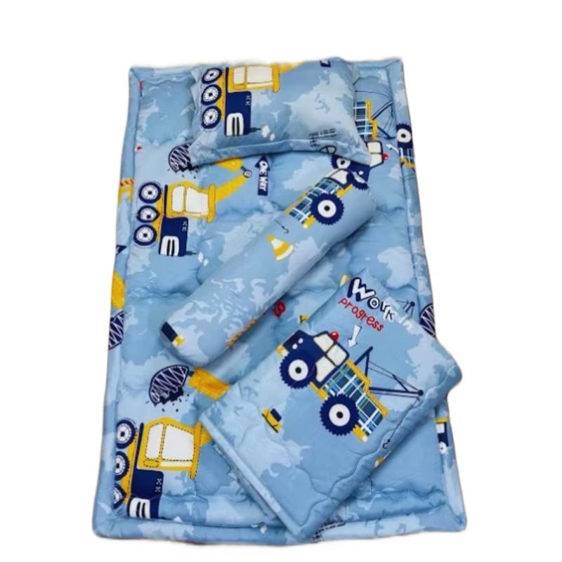 Bộ Chăn Gối Nệm ĐA NĂNG Tencel 1M Microfiber Dành Cho Bé Đi Nhà Trẻ Kích Thước 65x1m15 Ruột Gối Ôm 30 45 Gối Nằm Gòn Tơ Tằm 6 Tắc May Khóa Kéo Tặng Túi Xách Đựng Hoa Tiết Dễ Thương