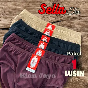 Warna Gelap - Celana Dalam Wanita SellaTex Paket Selusin - CD Merdeka Warna Gelap - Celana Dalam Wanita SellaTex Paket Selusin - CD Merdeka