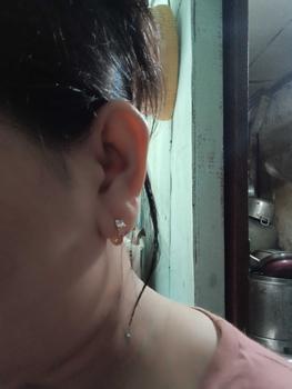 Product Review of Yaxiya Anting Jepit / Klip Wanita Mata Satu Simpel Perhiasan Aksesoris 764 from A**6 0