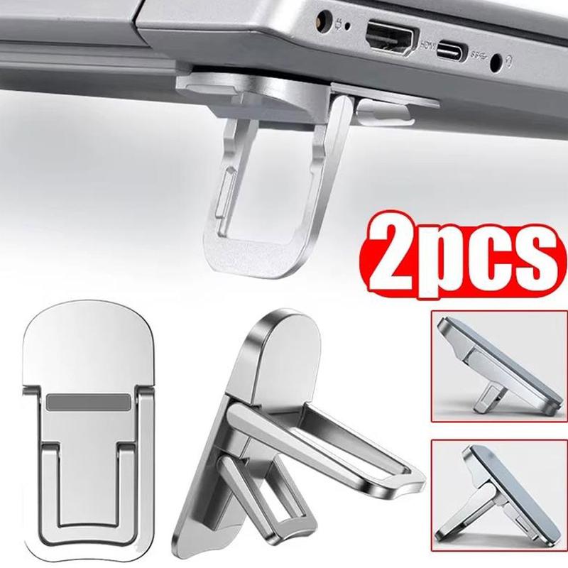 Giá Chân Đế Máy Tính Xách Tay Bằng Nhựa Bộ 2 Chiếc Giá Chân Đế Máy Tính Xách Tay Có Thể Gập Lại Cầm Tay Giá Đỡ Văn Phòng Phẩm Làm Mát Thiết Kế Công Thái Học Nhẹ Thích Hợp Cho Máy Tính Xách Tay