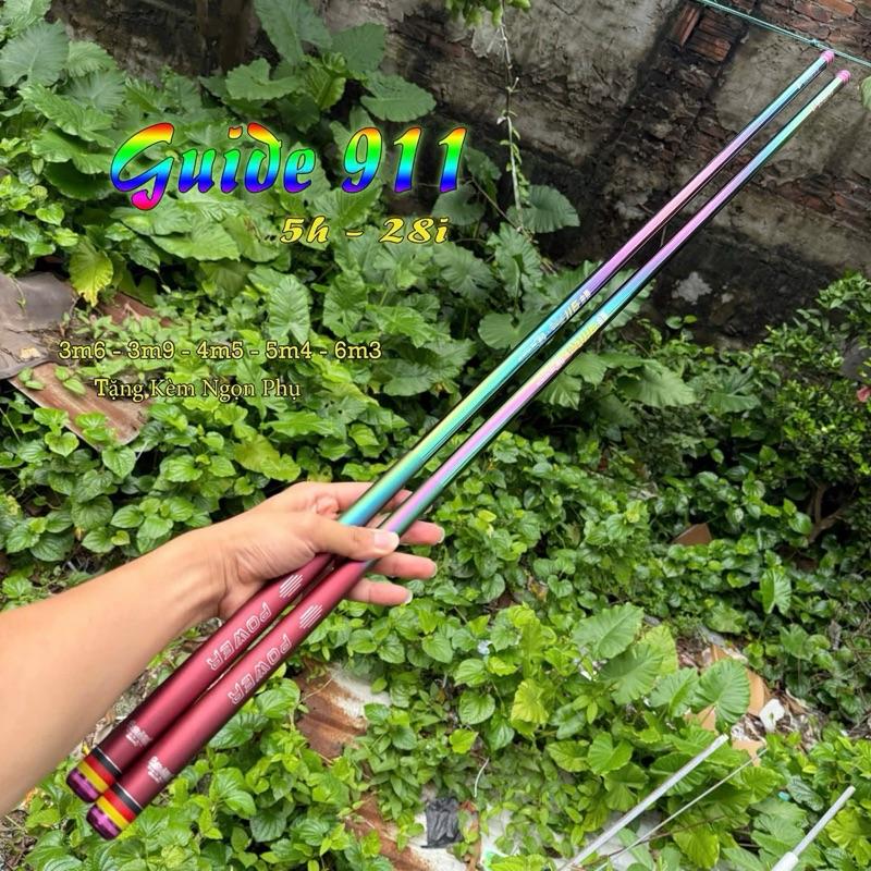 Cần Câu Tay Guide 911 5H 28i Tặng kèm ngọn phụ và túi vải