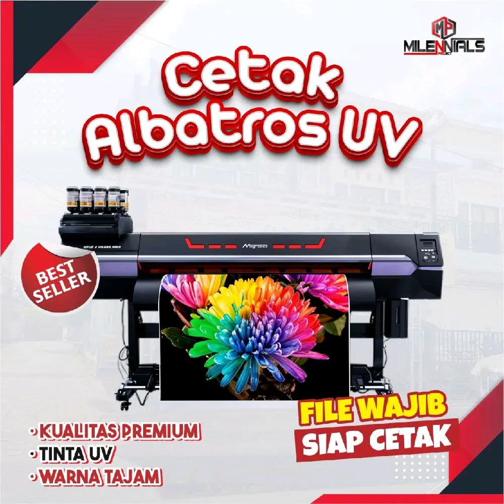 Cetak UV di Kertas Albatros – Cocok untuk Indoor Display & Poster || Layanan Cetak UV di Kertas Albatros – Warna Cerah, Permukaan Doff, Bebas Silau
