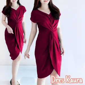 RO Dress Kaura Ld 100 cm P 100 cm B 180 gr Mosscrepe Viscose #4201