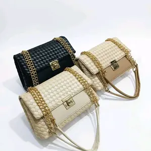 Tas slempang Wanita 2 Ruang motif tikar Selempang abiego