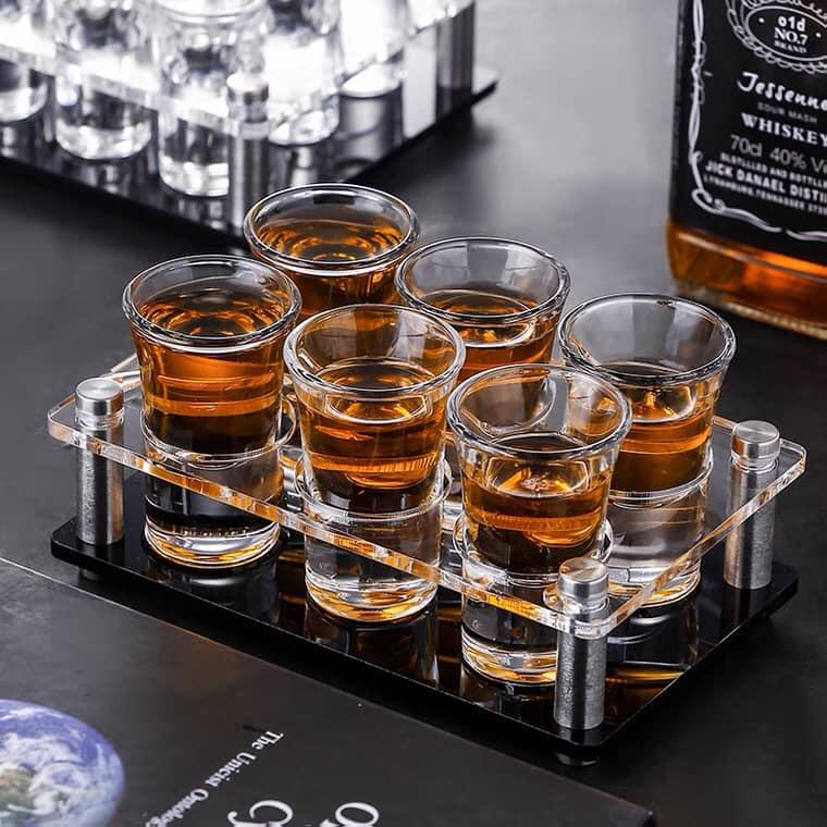 Shooter Rack 6/ 12 Holes Acrylic Shooter Rack Bullet Glass Set Holder Serving ...