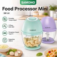 Gambar Samono Food Chopper Portable SW-L6 Chopper Mini Penghalus Bumbu Dapur Elektrik ORI BERGARANSI - RDE dari Raja Dapur Elektrik Kota Bekasi 2 Tokopedia