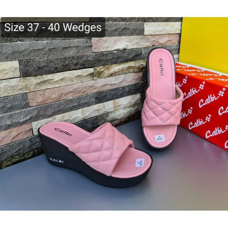 Wedges Wanita 7cm Premium 2