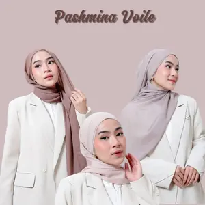 Pashmina Voal Premium/Pasmina Viscose Arabian Voile/Pashmina Voal Shawl Size 180x75