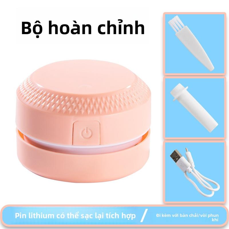 Máy hút bụi để bàn cầm tay chạy điện, robot mini làm sạch mạnh mẽ, quà tặng…