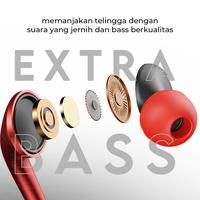 Gambar INBOX ENCOK H-1 Earphone 3.5mm Super Bass HD Audio Stereo Microphone Headphone Headset dari INBOX Jakarta Kota Administrasi Jakarta Pusat 3 Tokopedia
