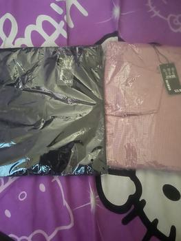Product Review of Promo 2pcis Crop V Neck Lengan Panjang Wanita - Baju Knitwear Nyaman - Formal, Midi kemeja vest jumbo from S**a 0