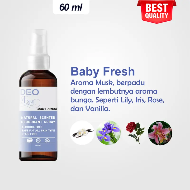[Promo BELI 2, GRATIS 1] Deodorant Tawas Spray Penghilang Bau Badan Ketiak 6