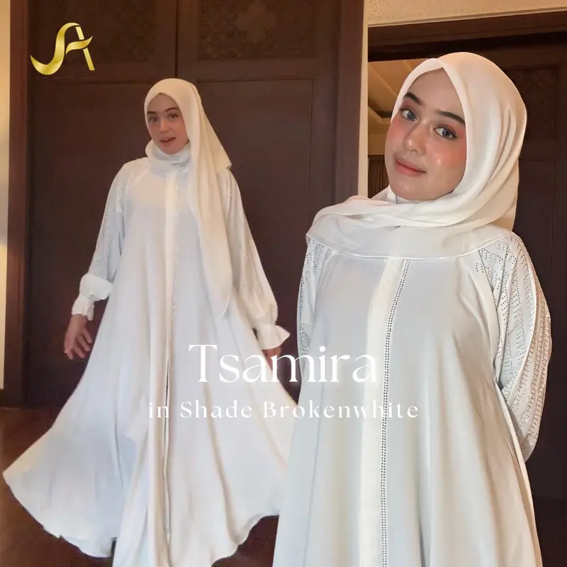 [ORI | BISA COD] Tsamira Black Abaya 4