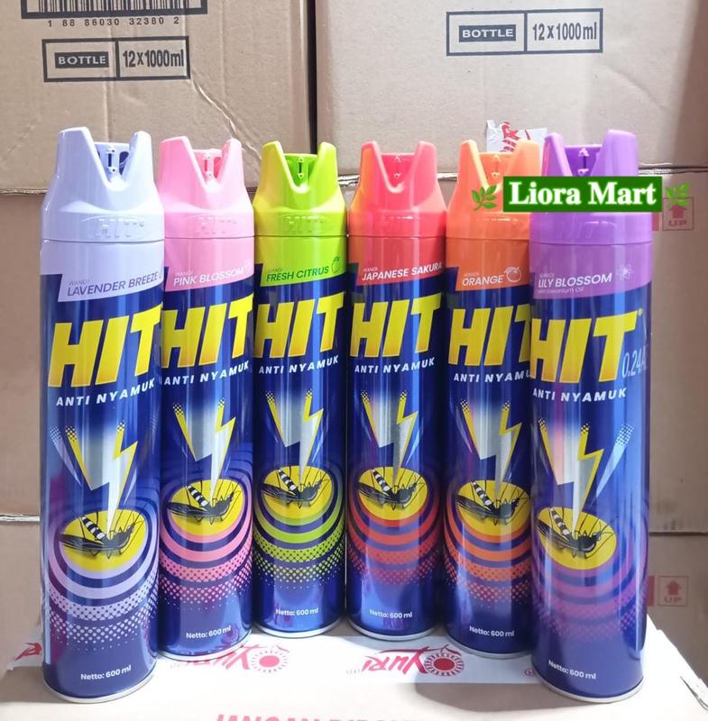 HIT AEROSOL anti nyamuk 600ml 150ml /obat nyamuk serangga semprot ...