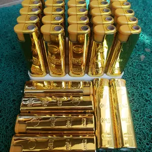 k1 - Korek Bara "SNI" metal case royal gold (isi ulang)