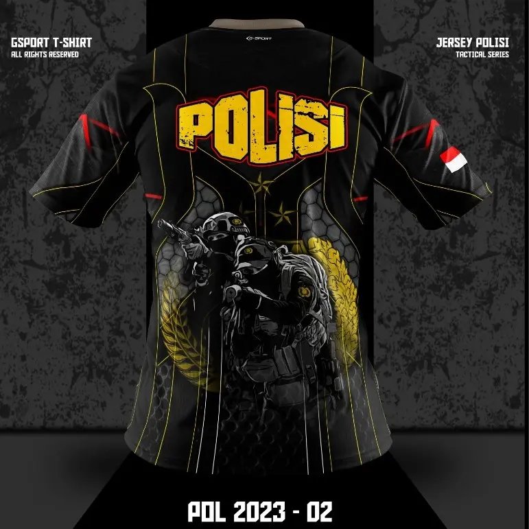 Jersey Gsport Unisex Kaos Costume Series TCT 02 - Bahan Dryfit PolyMesh - Lengan Panjang dan Pendek - Size S-3XL/Custom Size 1