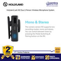 Gambar Hollyland Lark M2 DUO 2.4 GHz 2 Person Wireless Noise Cancellation Omnidirectional Microphone System - Camera dari Sentra Digital Kota Surabaya 5 Tokopedia