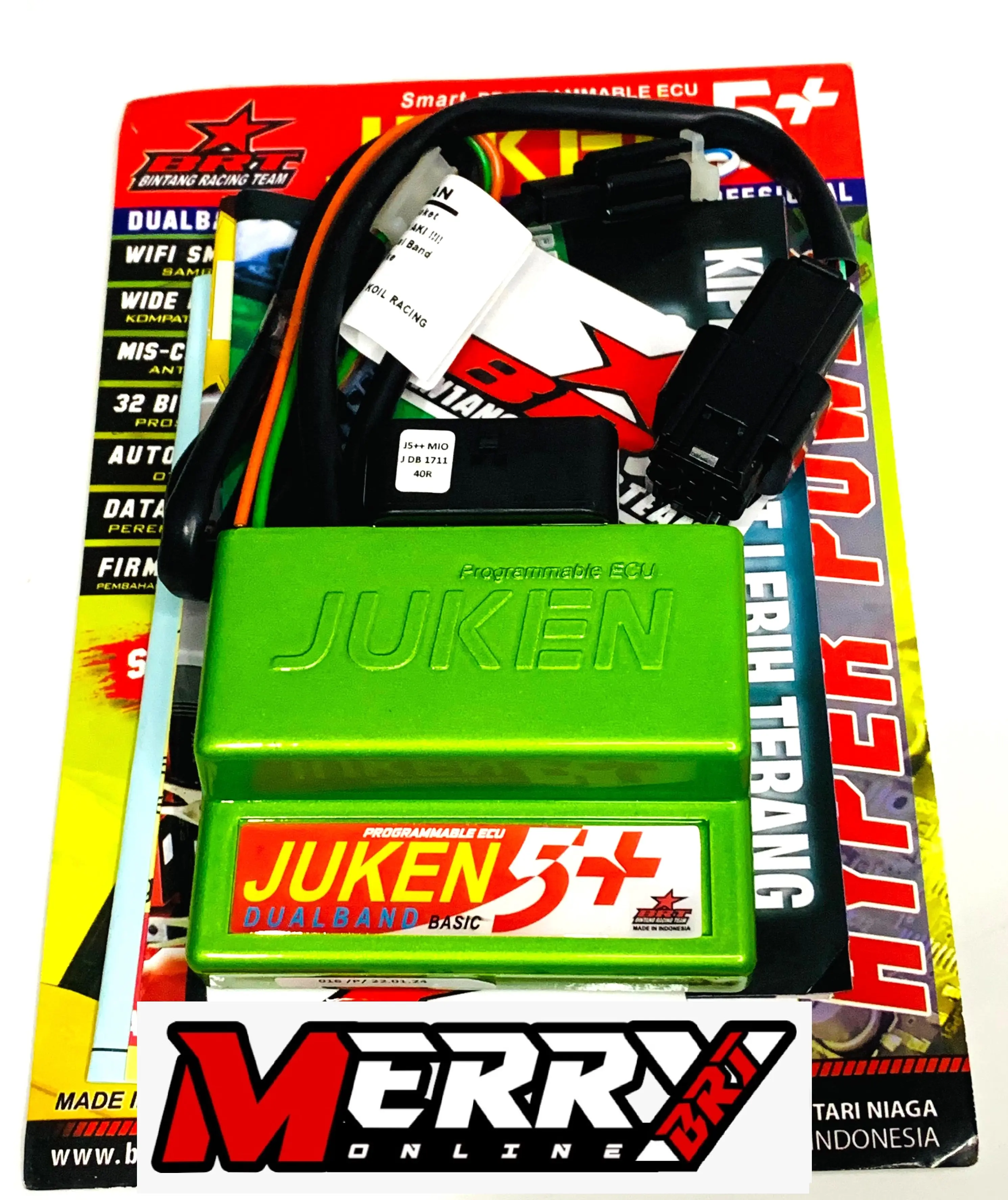 Ecu Juken 5++ BRT Dualband Mio J - Soul GT - X Ride - Fino Kode 54P