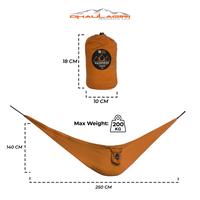 Gambar Dhaulagiri - Ayunan Hammock - Hammock Single Nest New - Ayunan Hammock Camping Nilon Parasut Max Load 200kg - Black dari Dhaulagiri Official Store Kota Administrasi Jakarta Utara 3 Tokopedia
