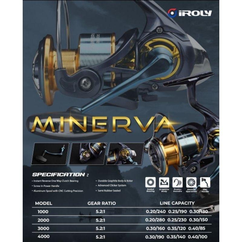 Reel IROLY MINERVA II HG 1000 2000 3000 4000 POWER HANDLE 5