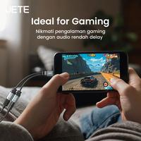 Gambar OTG Converter JETE OX 2 in 1 Adapter Splitter Lightning Type C Male to Type C & Audio Jack 3.5mm AUX Female Fast Charging Connector Music Call - OTG OX 2 in 1 TypeC to Audio Jack3.5 + TypeC dari Doran Gadget Official Kota Administrasi Jakarta Pusat 5 Tokopedia