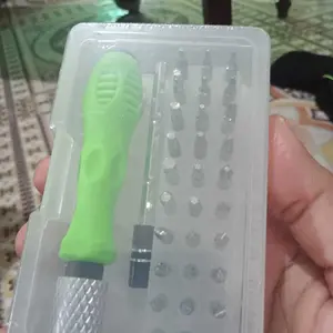 Obeng Hijau 30in1 Kecil Screwdriver Repair Tool Kit Multifungsi Magnet