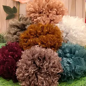 Cepol  JUMBO scrunchie brukat motif bahan lembut nyaman dipakai