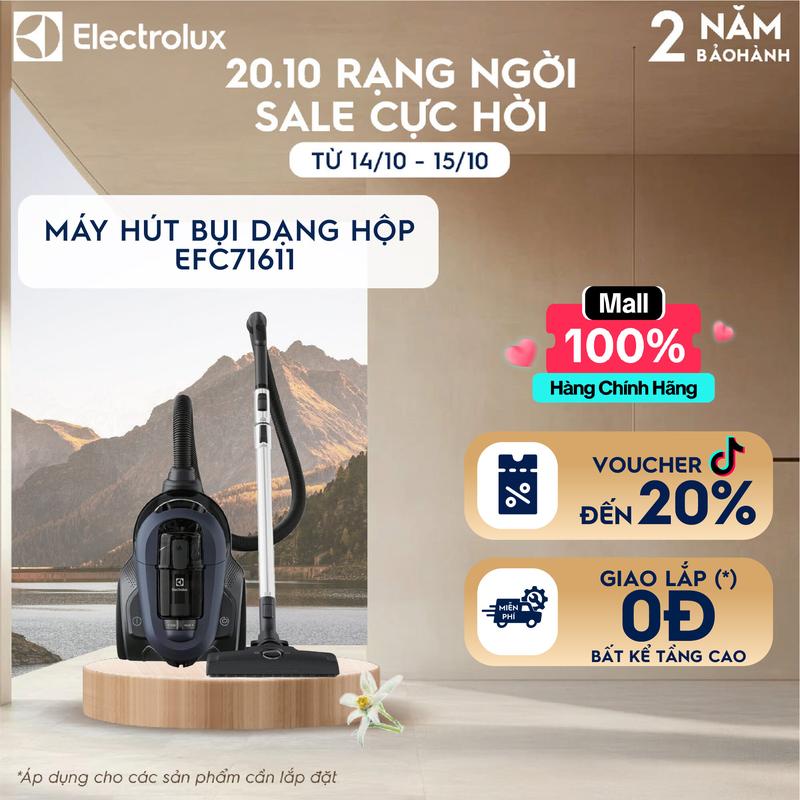Máy hút bụi Electrolux UltimateHome 700 2000W - EFC71611-Làm sạch tối ưu, Làm Sạch nhà cửa