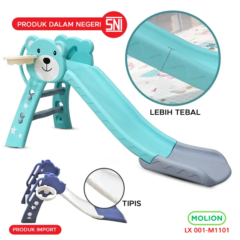 Mainan Perosotan Anak Prosotan Seluncuran Anak FREE Ring Playground Murah 001-M1101 6