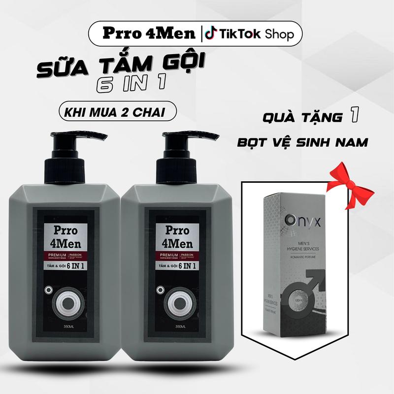 Sữa Tắm Gội 6in1 For Men - Chăm sóc toàn diện cho nam giới